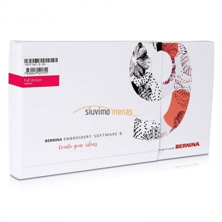 Programinė įranga siuvinėjimui BERNINA Embroidery Software 9 (Creator)